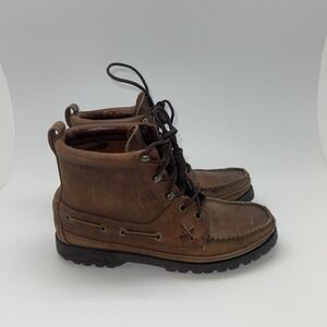 Vintage Polo Country Ralph Lauren Boots Womens 8.5 B Boat Shoes Leather Brown